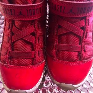 Children Red Jordan’s